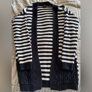 Express Striped Cardigan